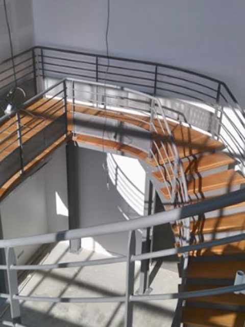Escalier métallique appartement